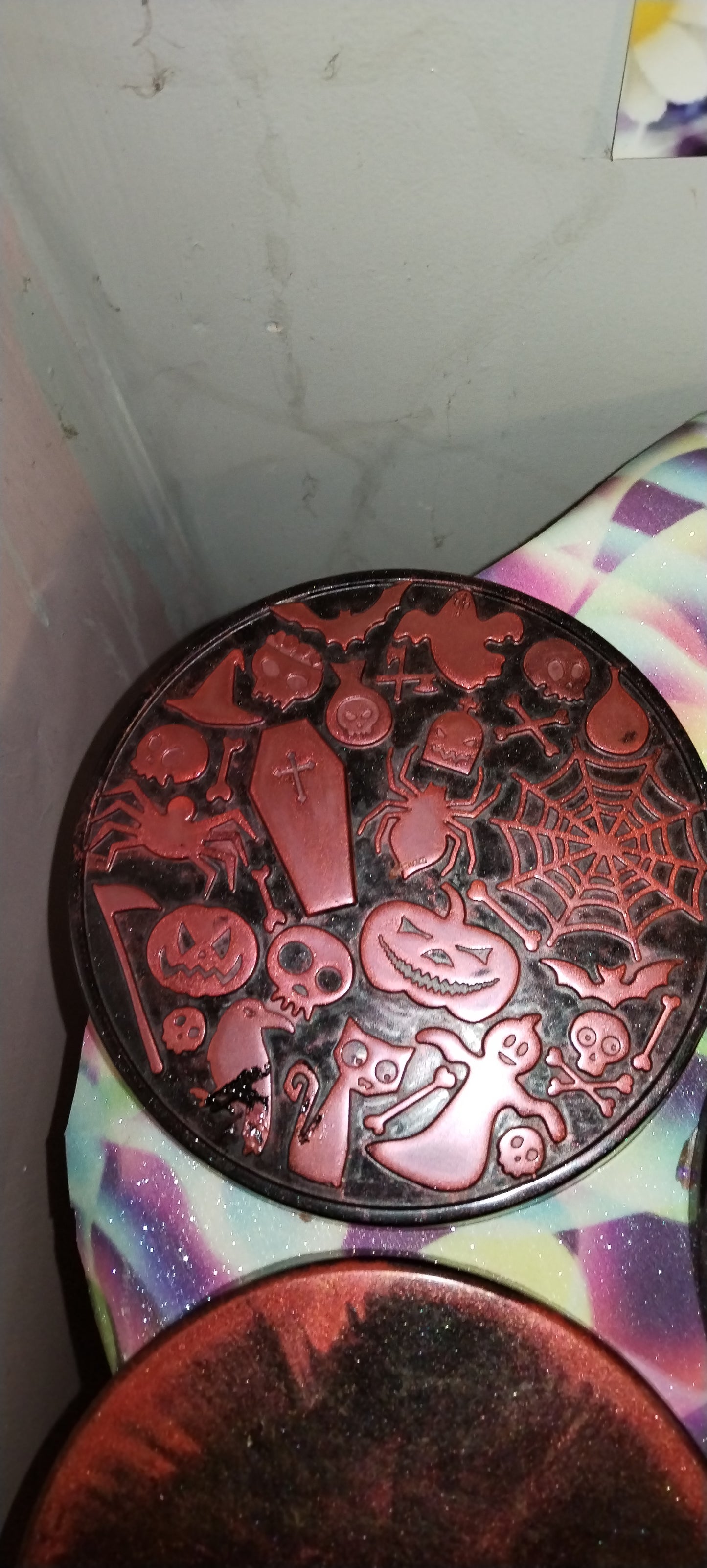 Spooky Skeleton Cup Coaster Set