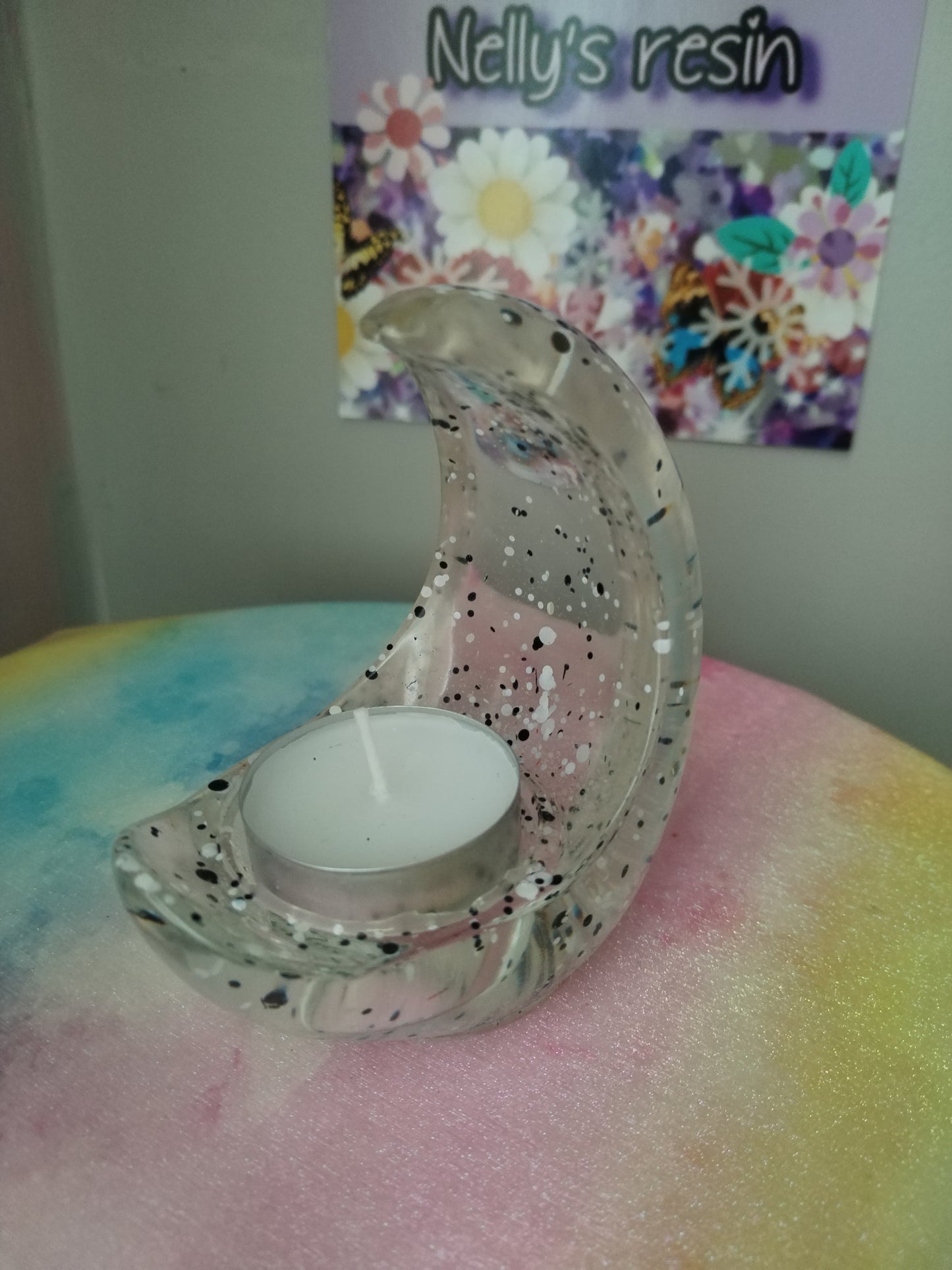 Crescent Moon Candle Holder