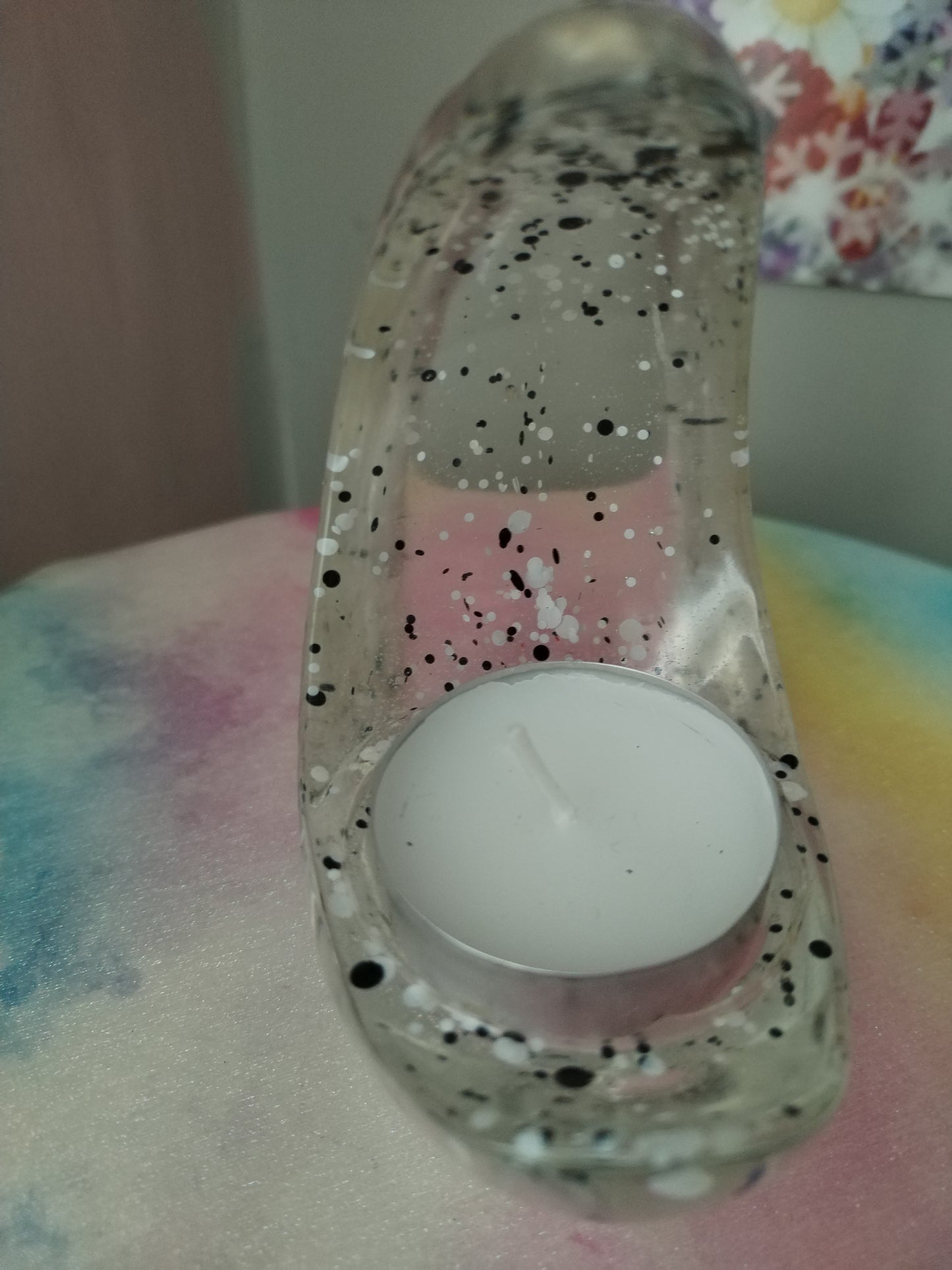 Crescent Moon Candle Holder