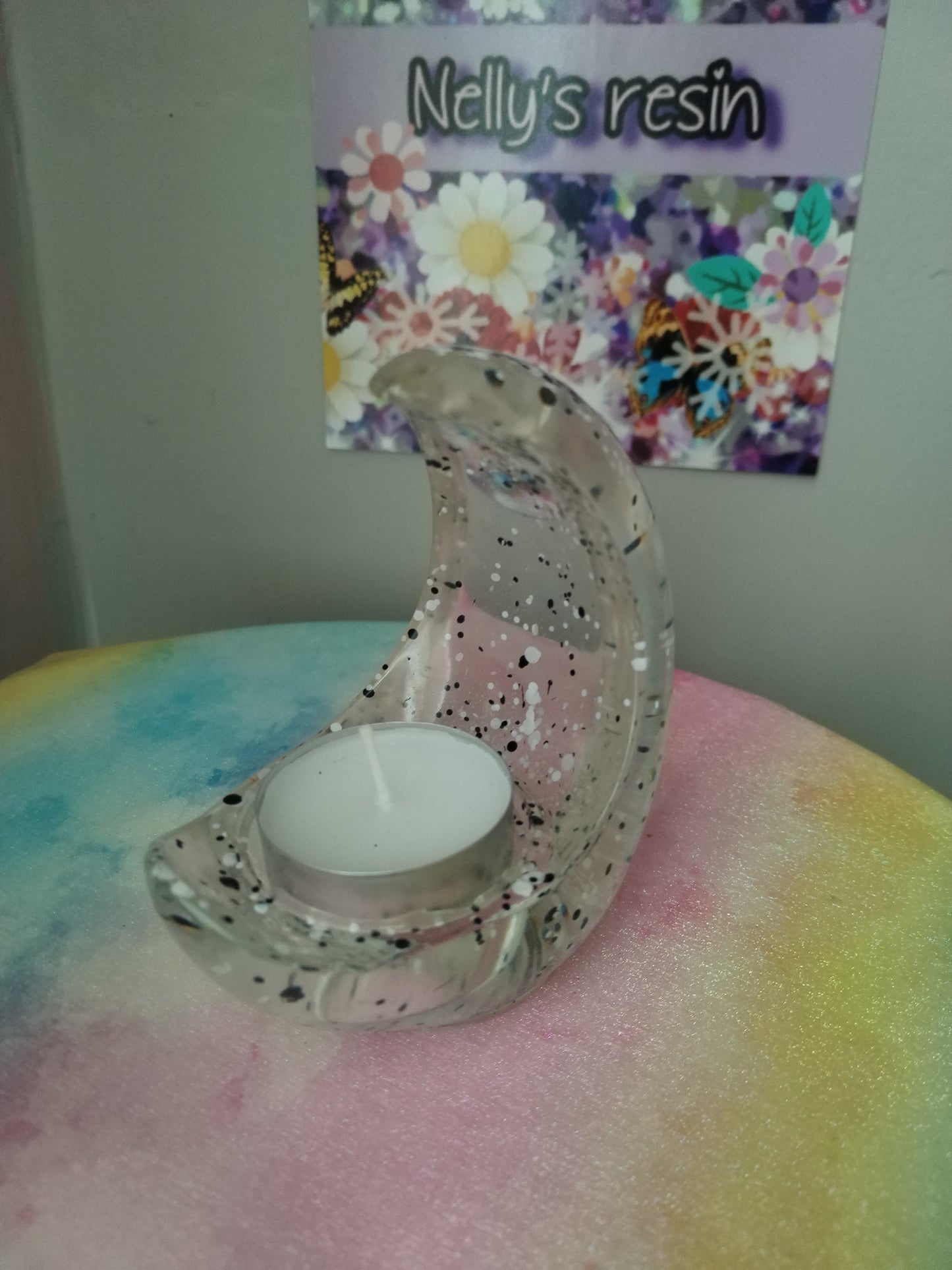 Crescent Moon Candle Holder