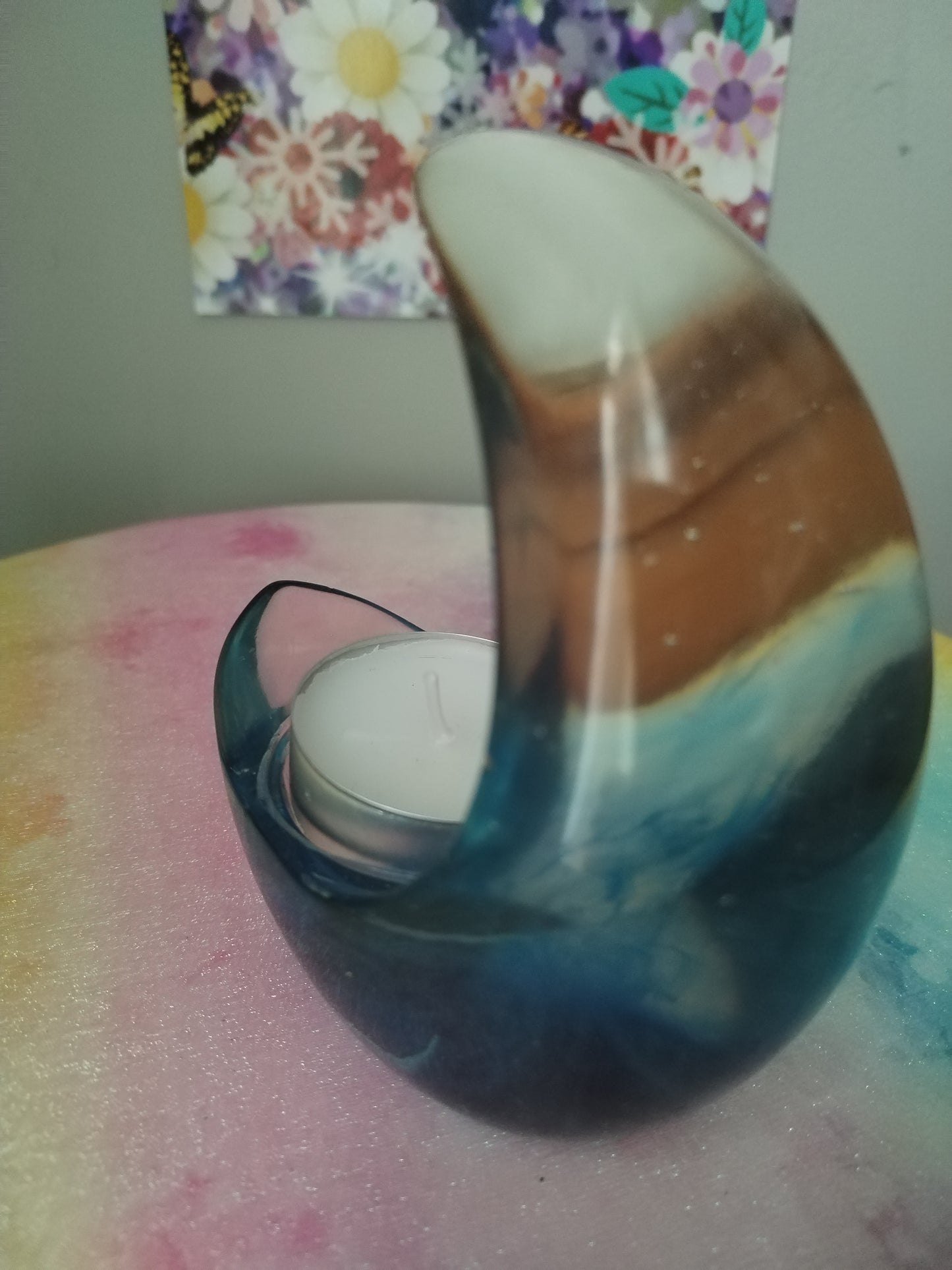 Crescent Moon Candle Holder