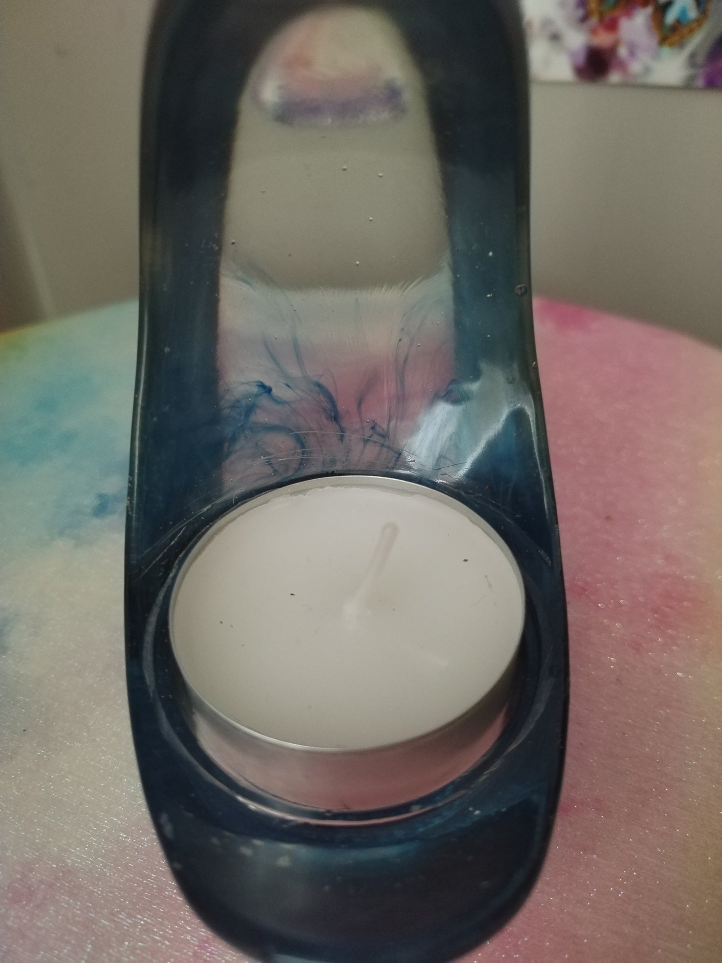 Crescent Moon Candle Holder