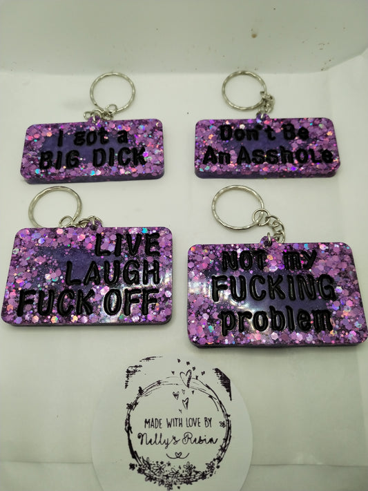 Funny Keyrings Full Set